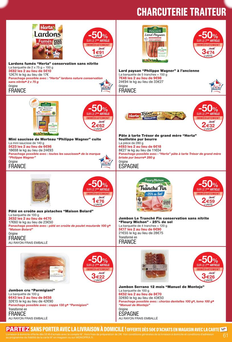 JUSQU'À -80% SUR LE 2ÈME AVEC LA CARTE M' - Page 61