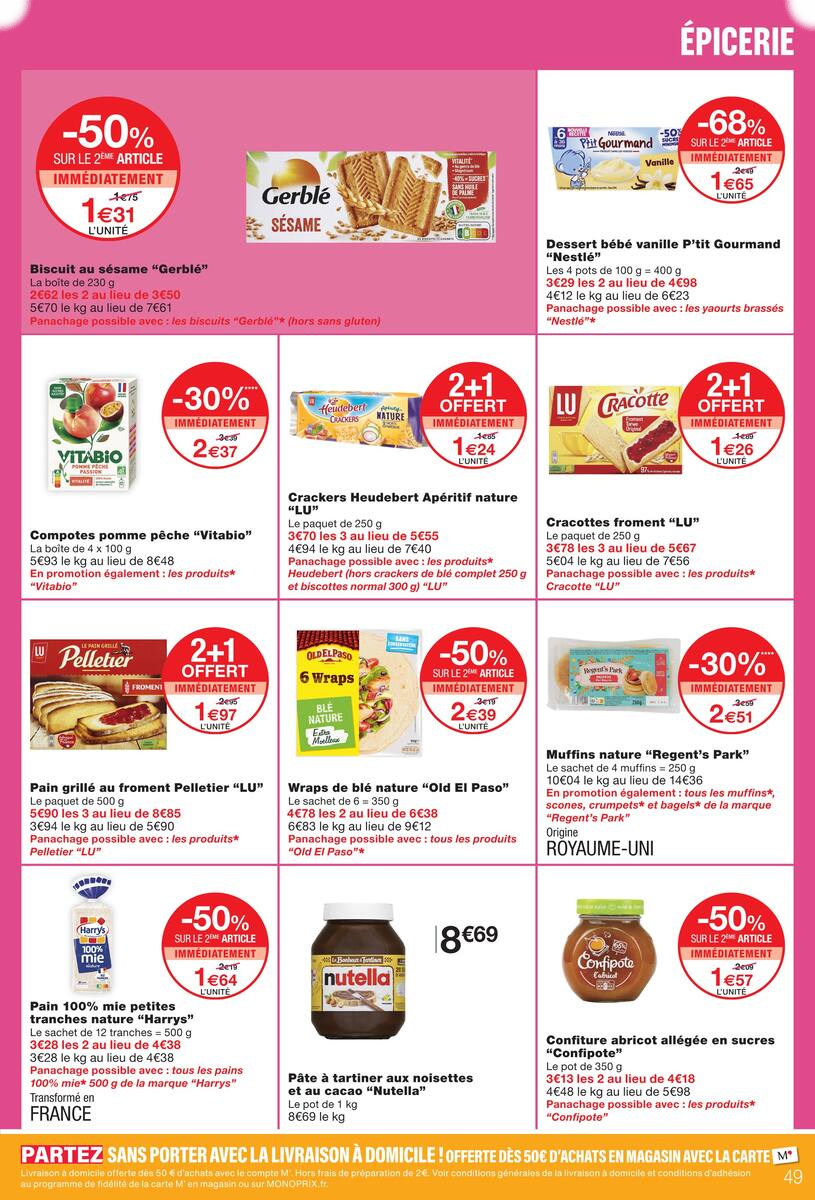 JUSQU'À -80% SUR LE 2ÈME AVEC LA CARTE M' - Page 49