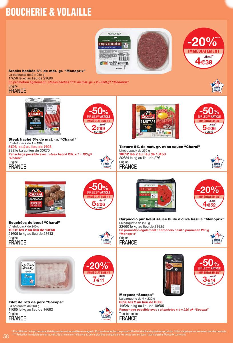 JUSQU'À -80% SUR LE 2ÈME AVEC LA CARTE M' - Page 58
