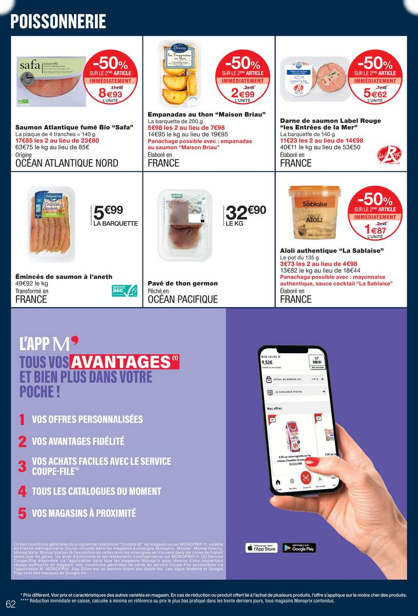 JUSQU'À -80% SUR LE 2ÈME AVEC LA CARTE M' - Page 62