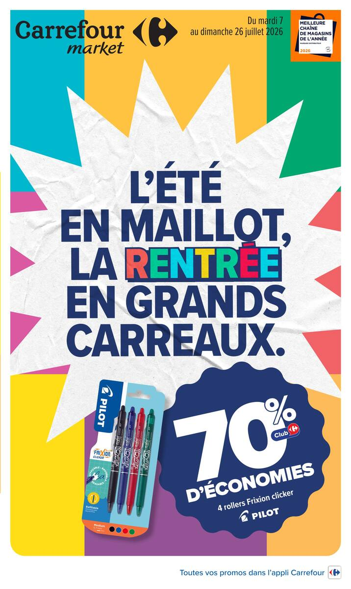 L'ÉTÉ EN MAILLOT, LA RENTRÉE EN GRANDS CARREAUX. - Page 1