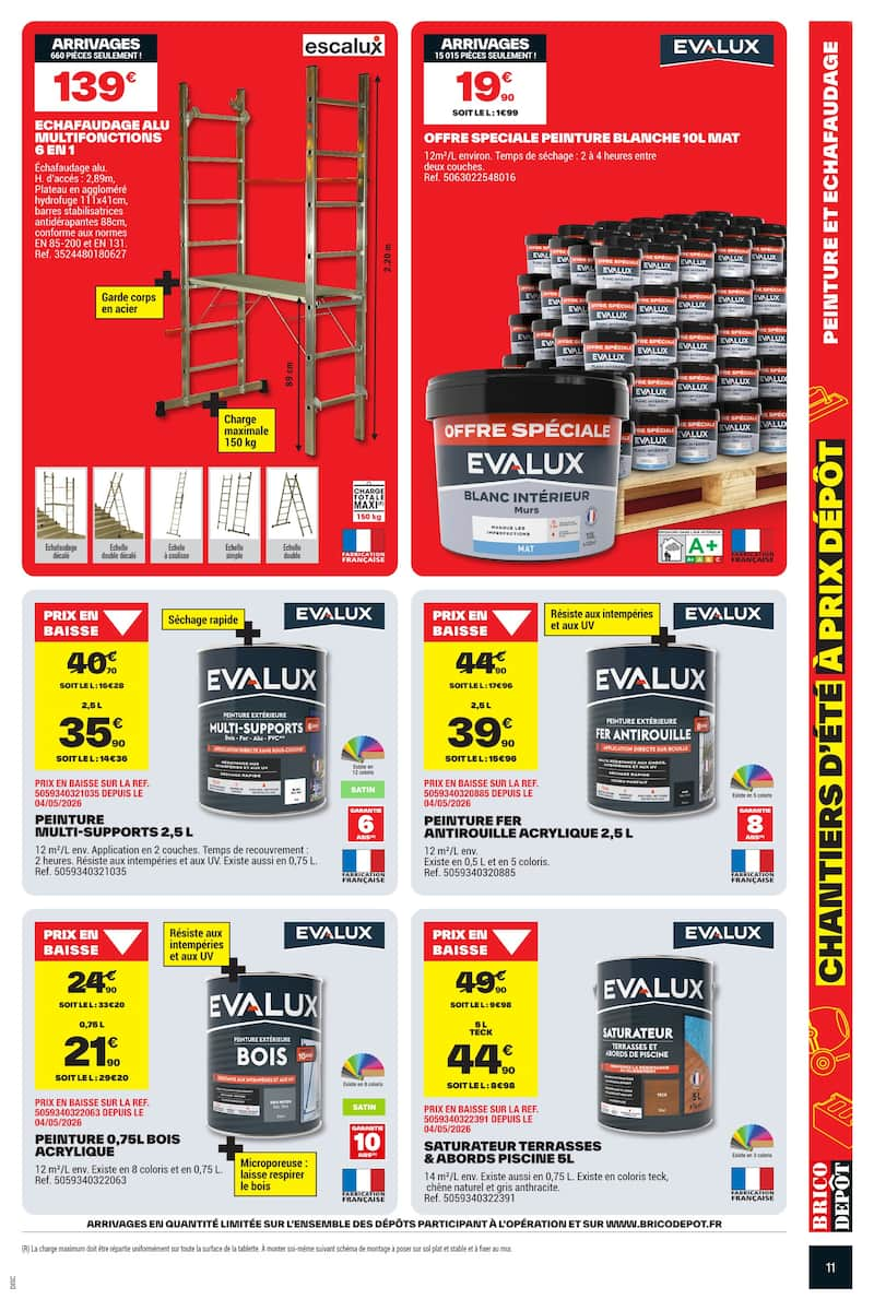CHANTIERS D'ÉTÉ À PRIX DÉPÔT - Page 11