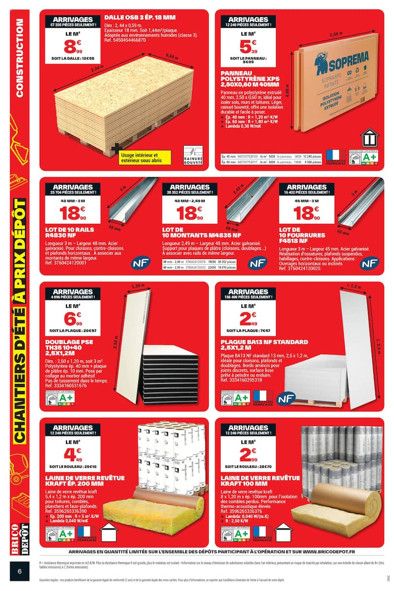 CHANTIERS D'ÉTÉ À PRIX DÉPÔT - Page 6