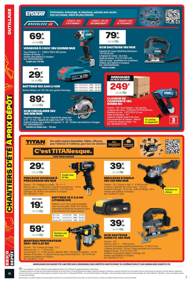 CHANTIERS D'ÉTÉ À PRIX DÉPÔT - Page 18