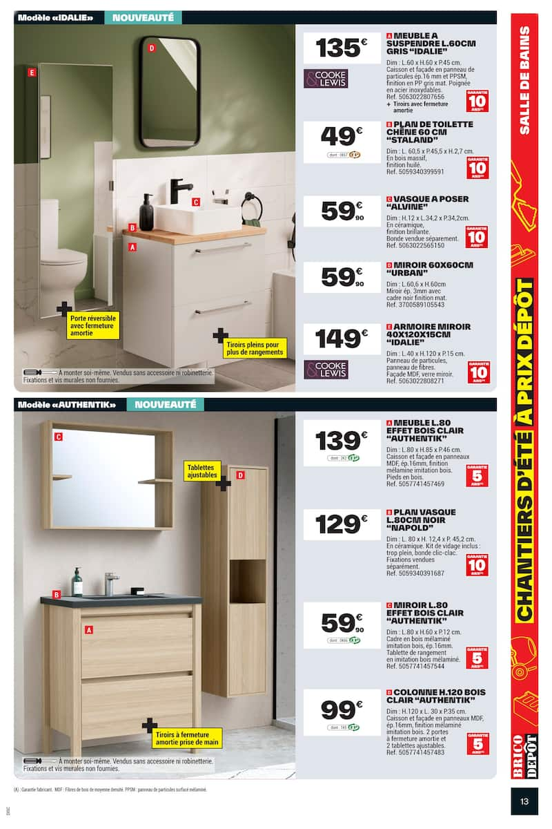 CHANTIERS D'ÉTÉ À PRIX DÉPÔT - Page 13
