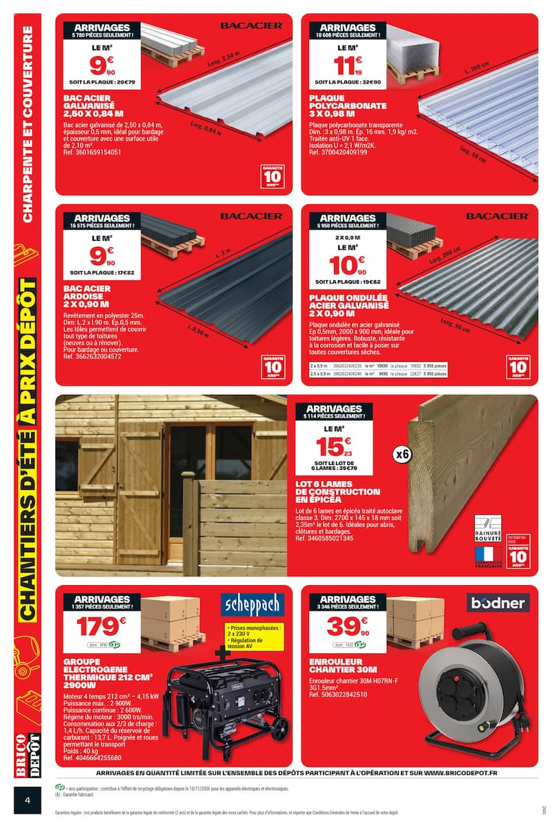 CHANTIERS D'ÉTÉ À PRIX DÉPÔT - Page 4