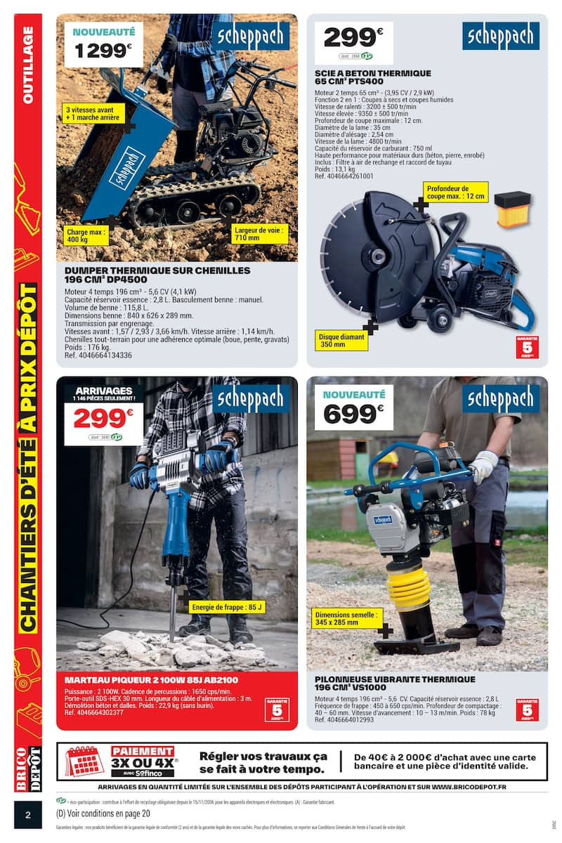 CHANTIERS D'ÉTÉ À PRIX DÉPÔT - Page 2