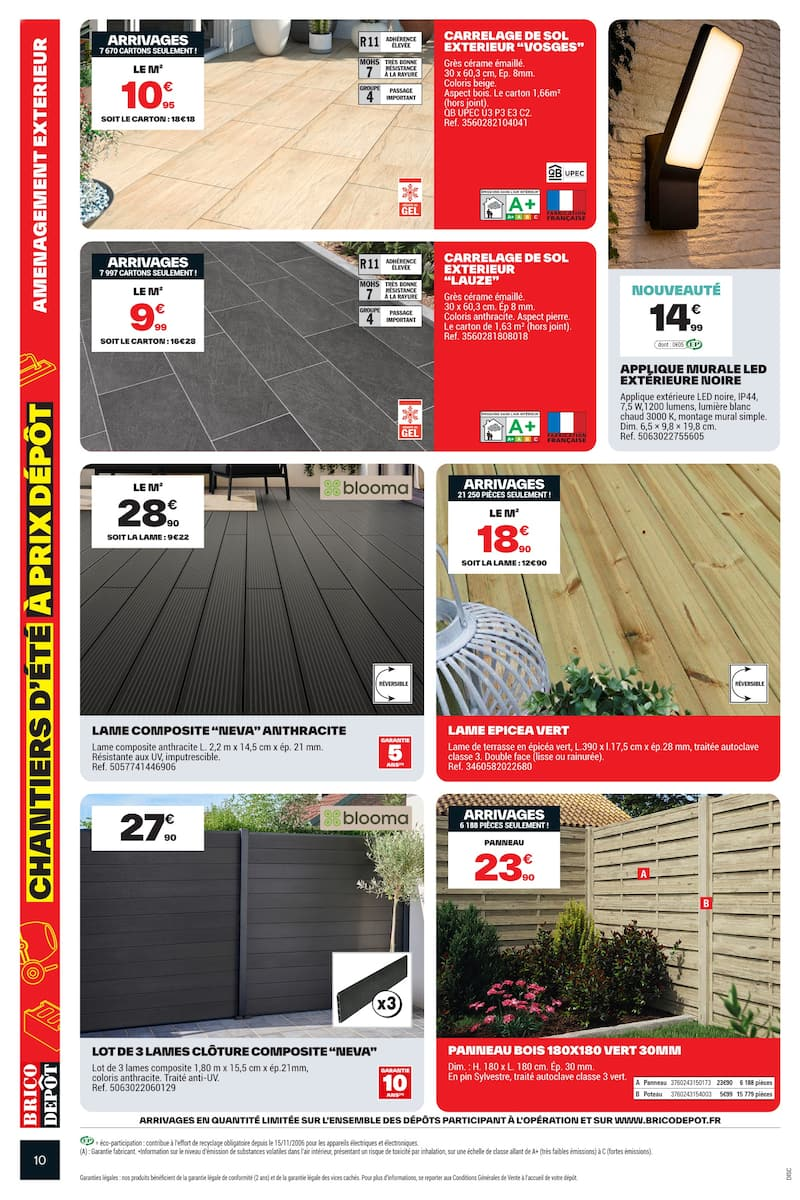 CHANTIERS D'ÉTÉ À PRIX DÉPÔT - Page 10