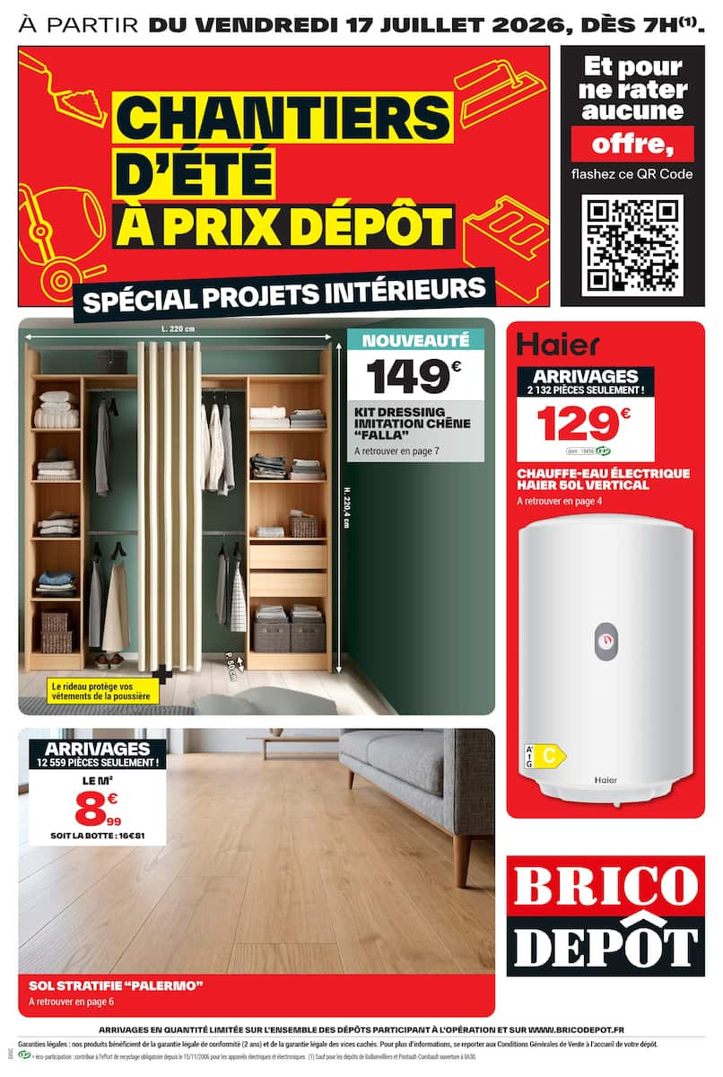CHANTIERS D'ÉTÉ À PRIX DÉPÔT SPÉCIAL PROJETS INTÉRIEURS - Page 1