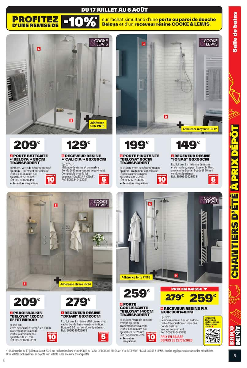 CHANTIERS D'ÉTÉ À PRIX DÉPÔT SPÉCIAL PROJETS INTÉRIEURS - Page 5