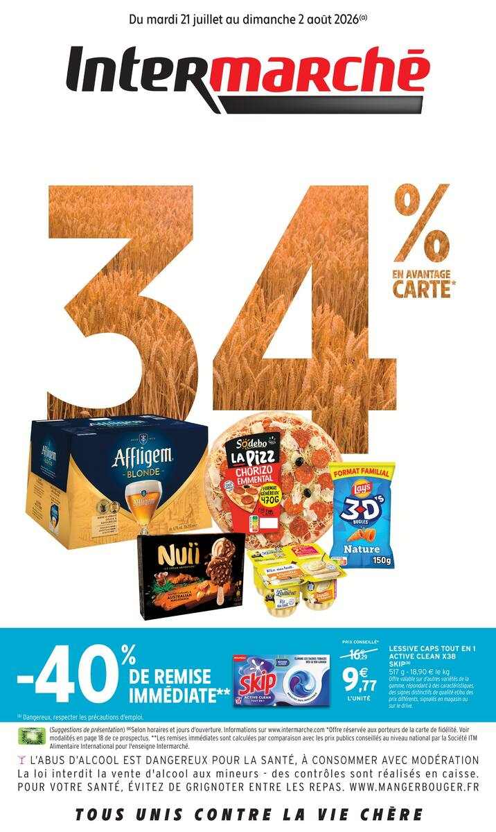 34% EN AVANTAGE CARTE - Page 1