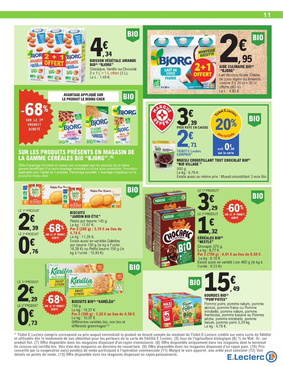 TOUT CE QUI COMPTE POUR VOUS EXISTE À PRIX E.LECLERC - Page 11