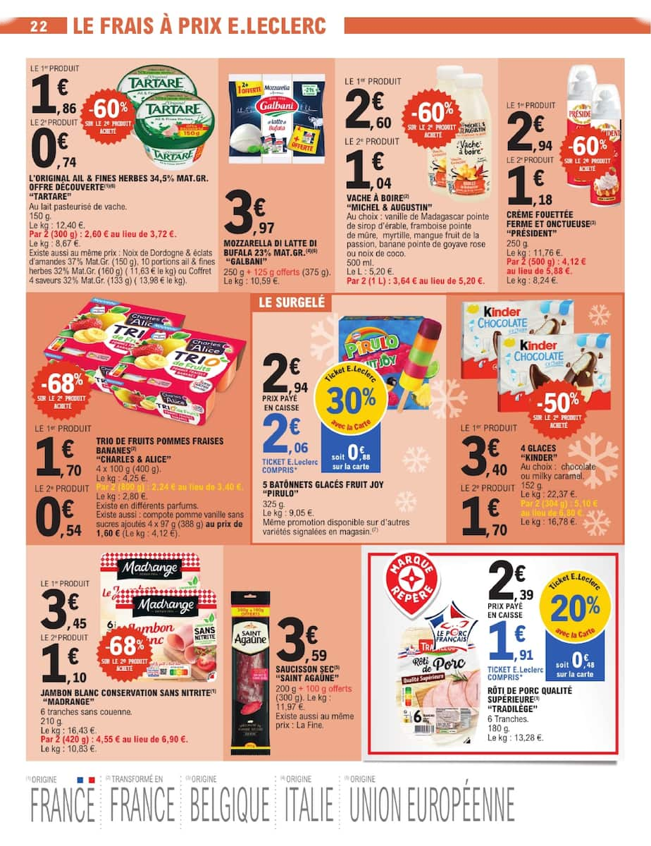 TOUT CE QUI COMPTE POUR VOUS EXISTE À PRIX E.LECLERC - Page 22