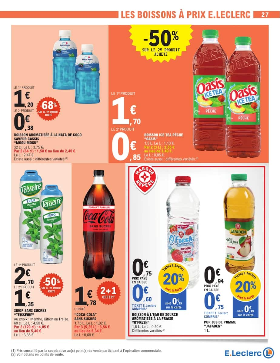 TOUT CE QUI COMPTE POUR VOUS EXISTE À PRIX E.LECLERC - Page 27