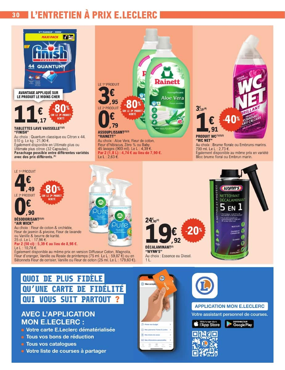 TOUT CE QUI COMPTE POUR VOUS EXISTE À PRIX E.LECLERC - Page 30