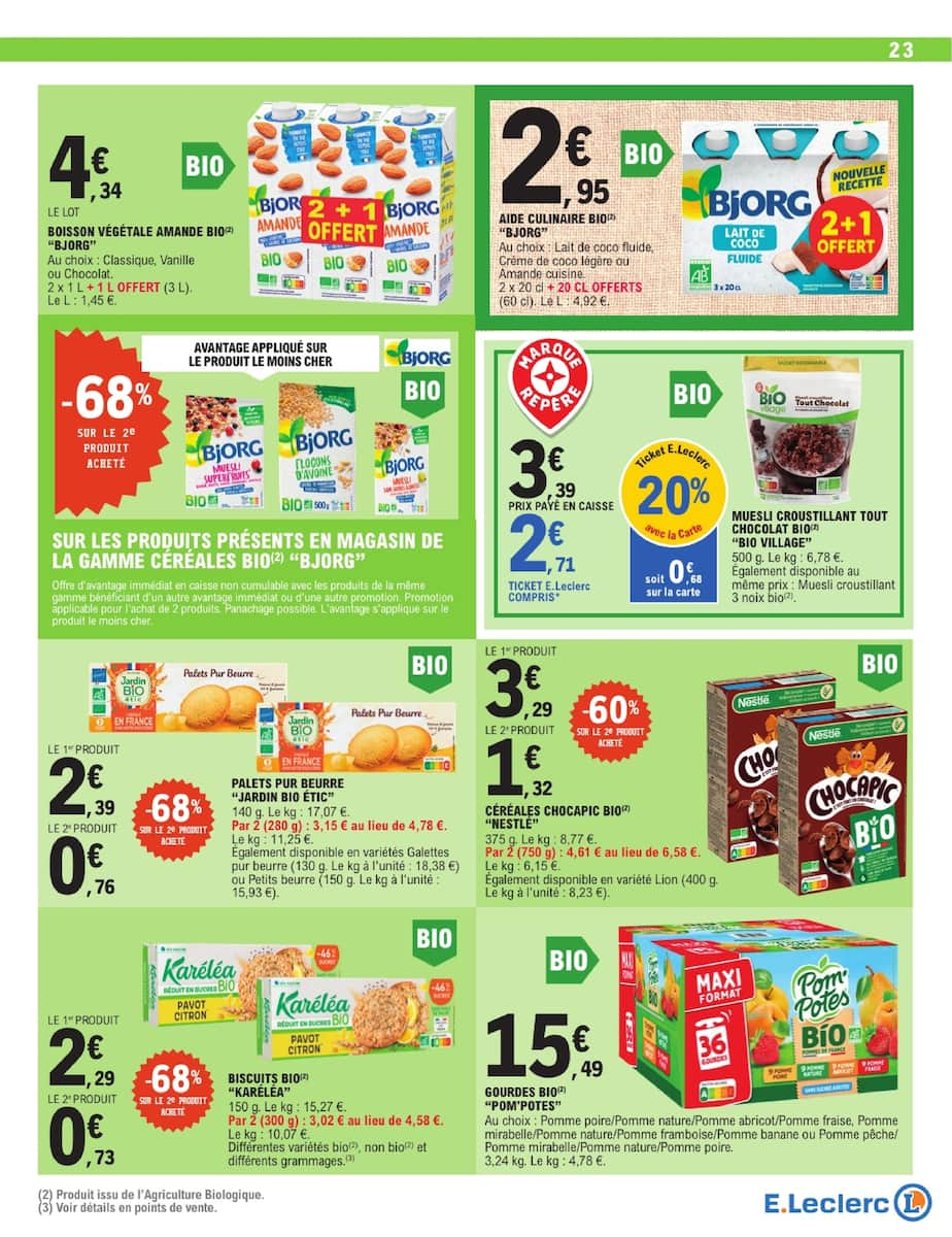 TOUT CE QUI COMPTE POUR VOUS EXISTE À PRIX E.LECLERC - Page 23