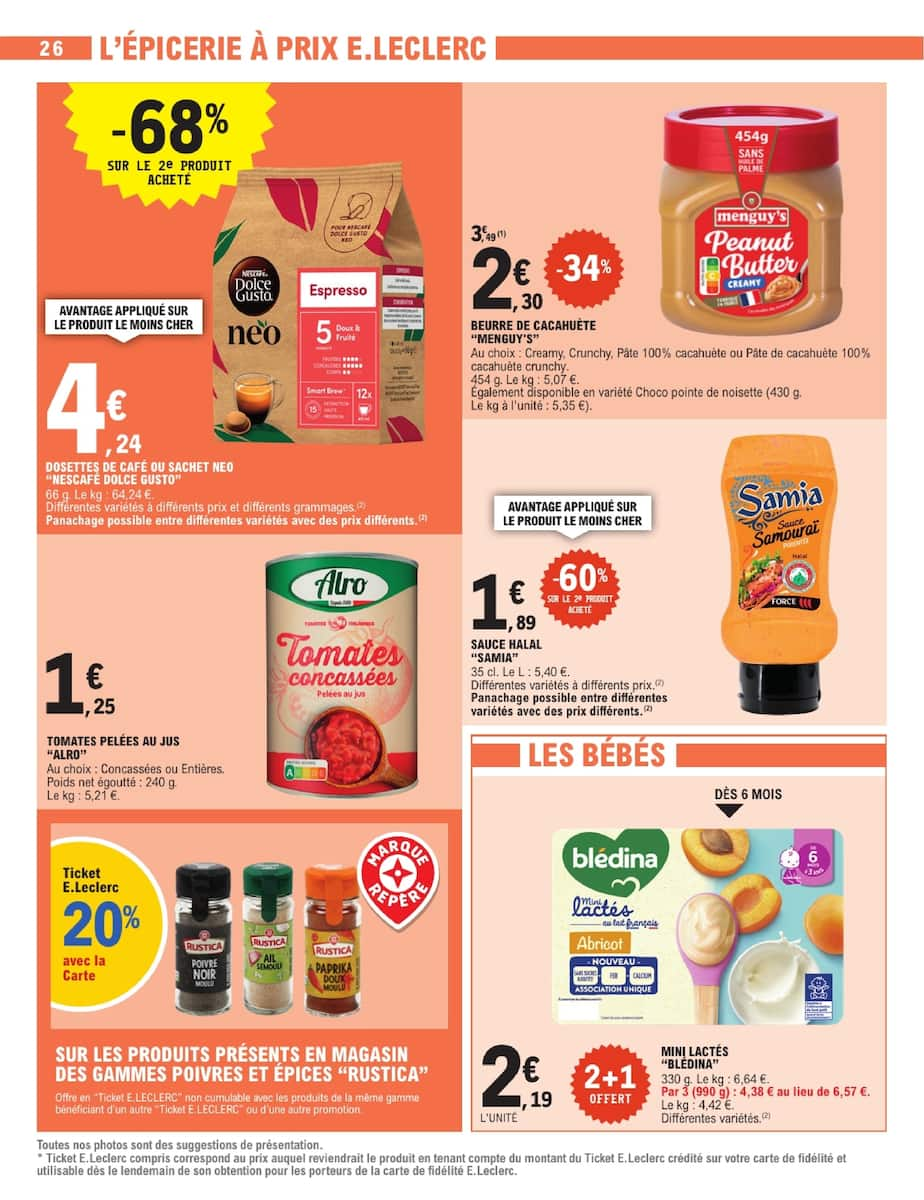 TOUT CE QUI COMPTE POUR VOUS EXISTE À PRIX E.LECLERC - Page 26