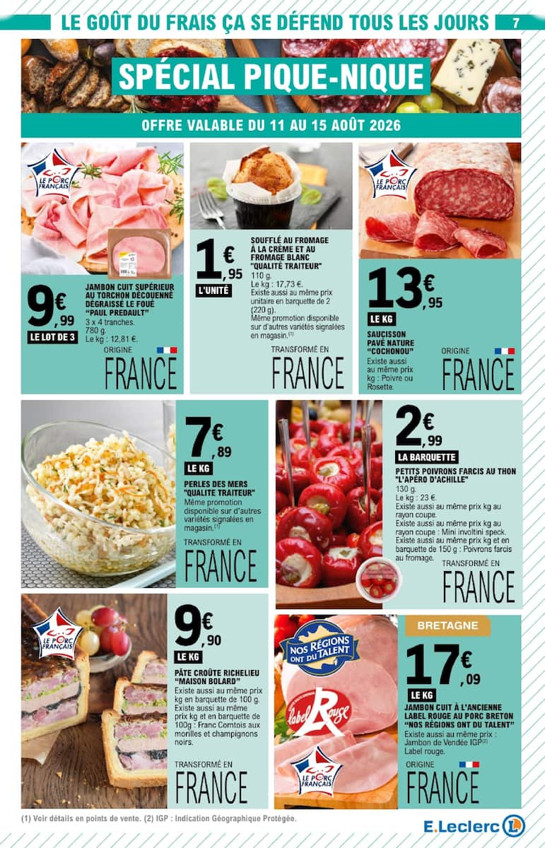 TOUT CE QUI COMPTE POUR VOUS EXISTE À PRIX E.LECLERC - Page 7