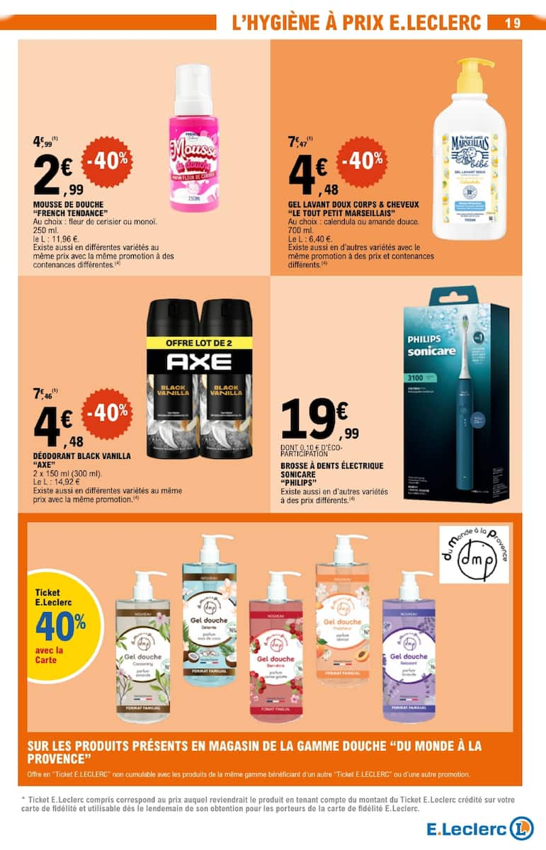 TOUT CE QUI COMPTE POUR VOUS EXISTE À PRIX E.LECLERC - Page 19