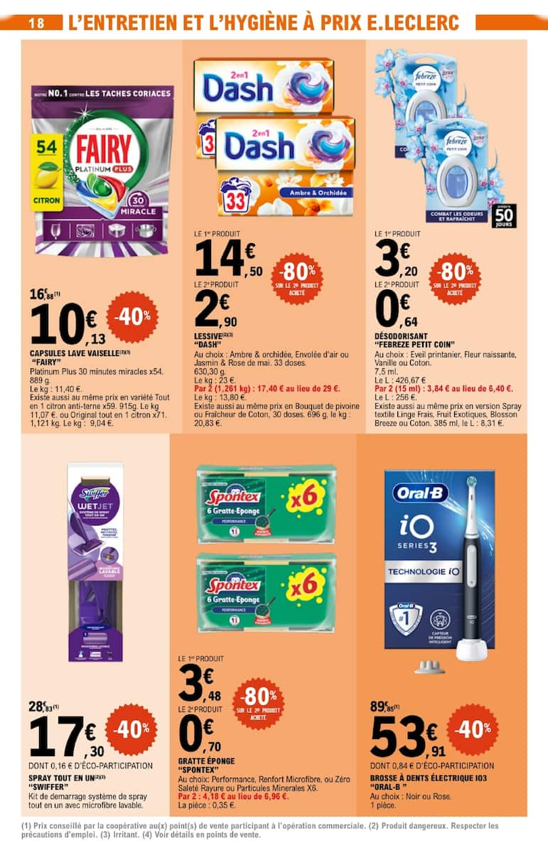 TOUT CE QUI COMPTE POUR VOUS EXISTE À PRIX E.LECLERC - Page 18