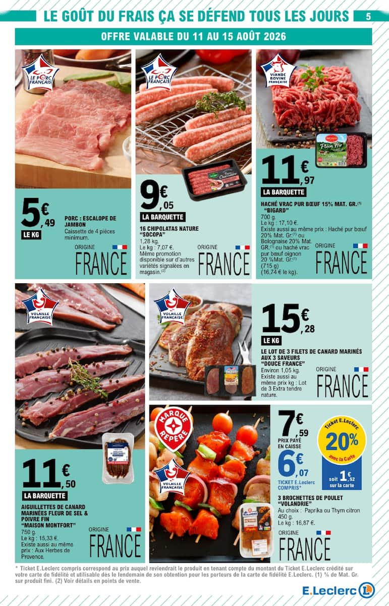 TOUT CE QUI COMPTE POUR VOUS EXISTE À PRIX E.LECLERC - Page 5