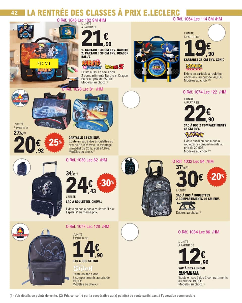 LES PRIX QUI FONT AIMER LA RENTRÉE - Page 42