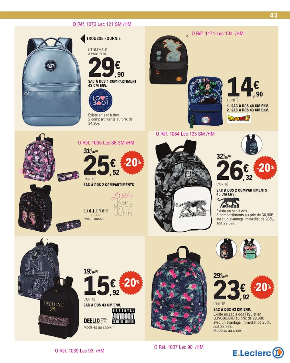 LES PRIX QUI FONT AIMER LA RENTRÉE - Page 43