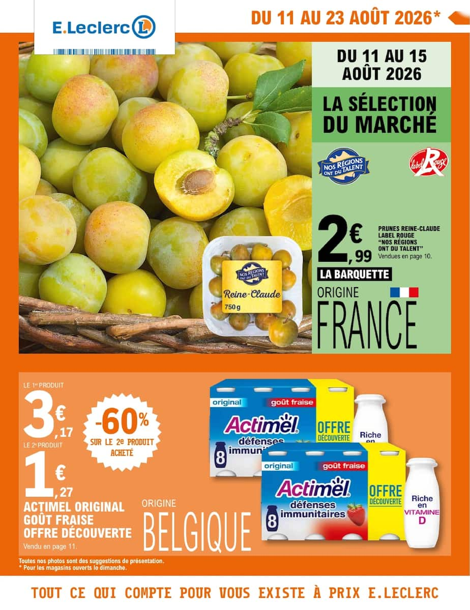 TOUT CE QUI COMPTE POUR VOUS EXISTE À PRIX E.LECLERC - Page 1