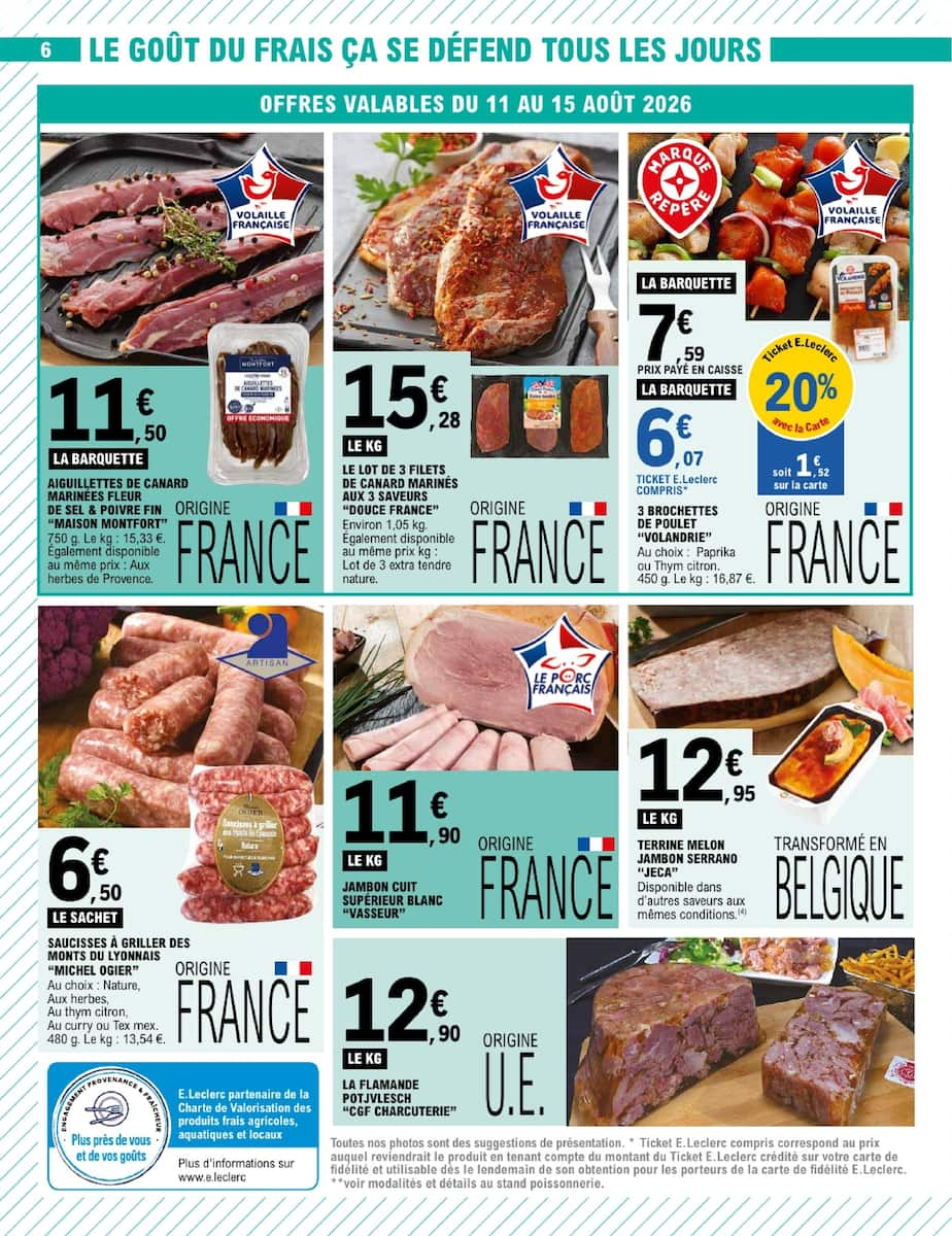 TOUT CE QUI COMPTE POUR VOUS EXISTE À PRIX E.LECLERC - Page 6