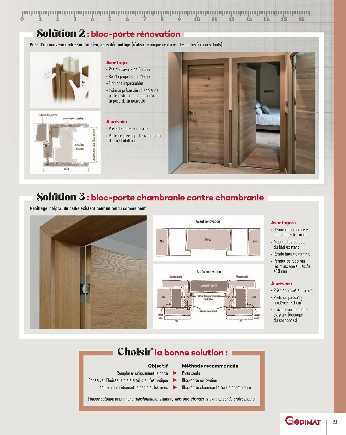 Catalogue Gedimat Menuiserie 2026 - Page 21