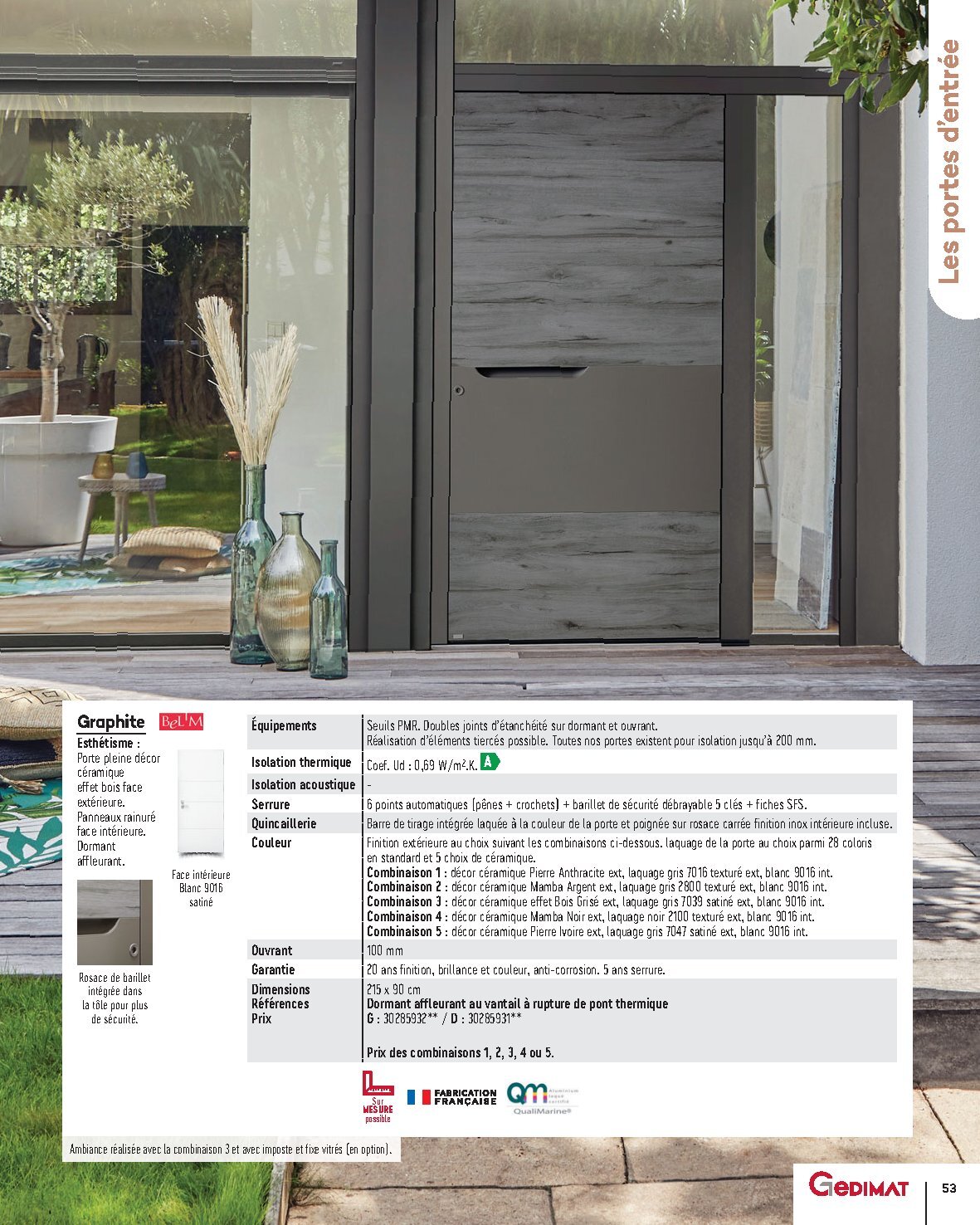 Catalogue Gedimat Menuiserie 2026 - Page 53