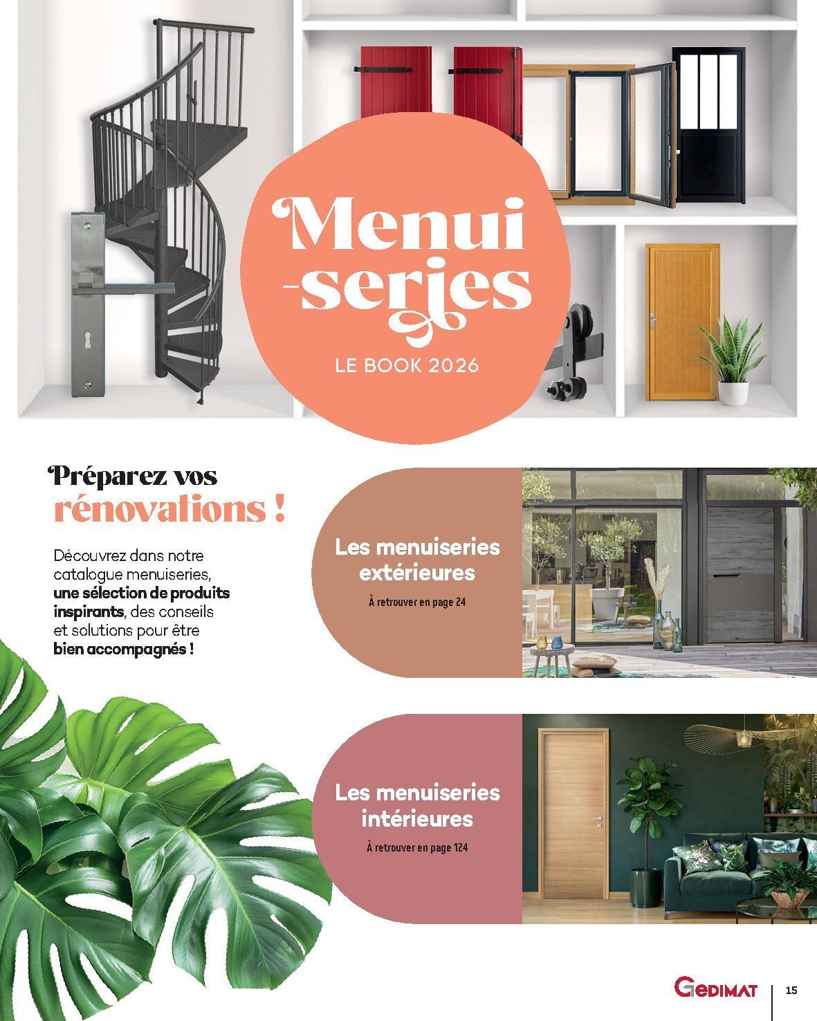 Catalogue Gedimat Menuiserie 2026 - Page 15