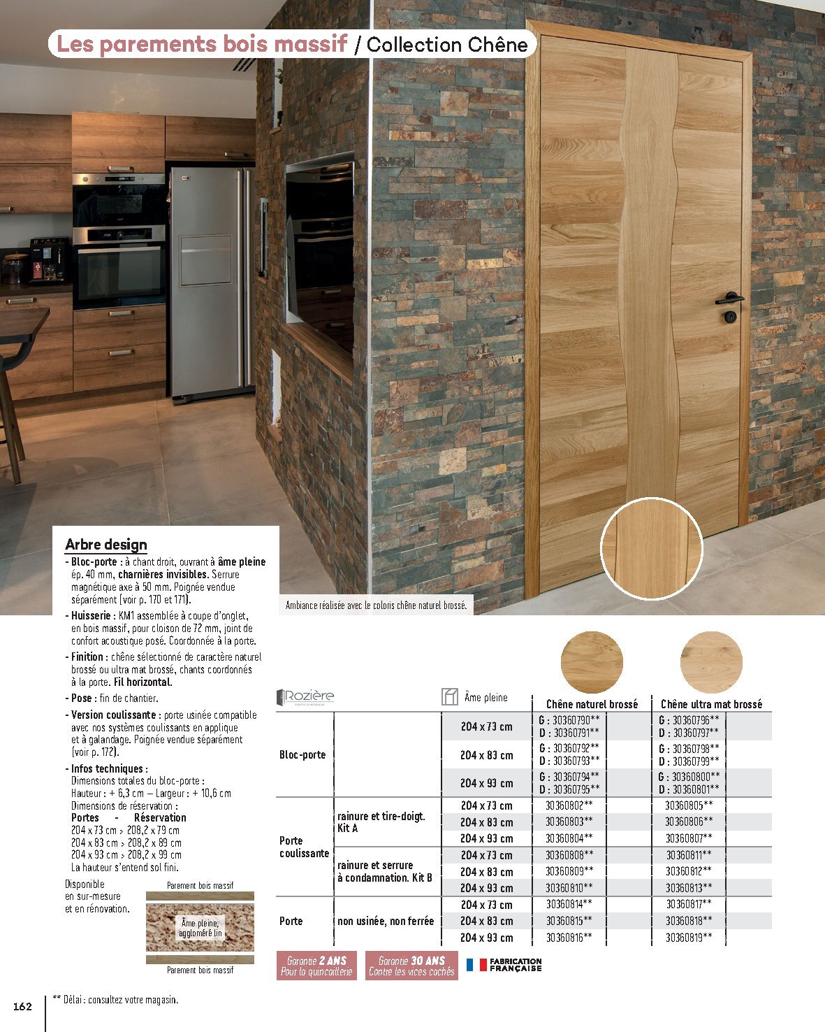 Catalogue Gedimat Menuiserie 2026 - Page 162