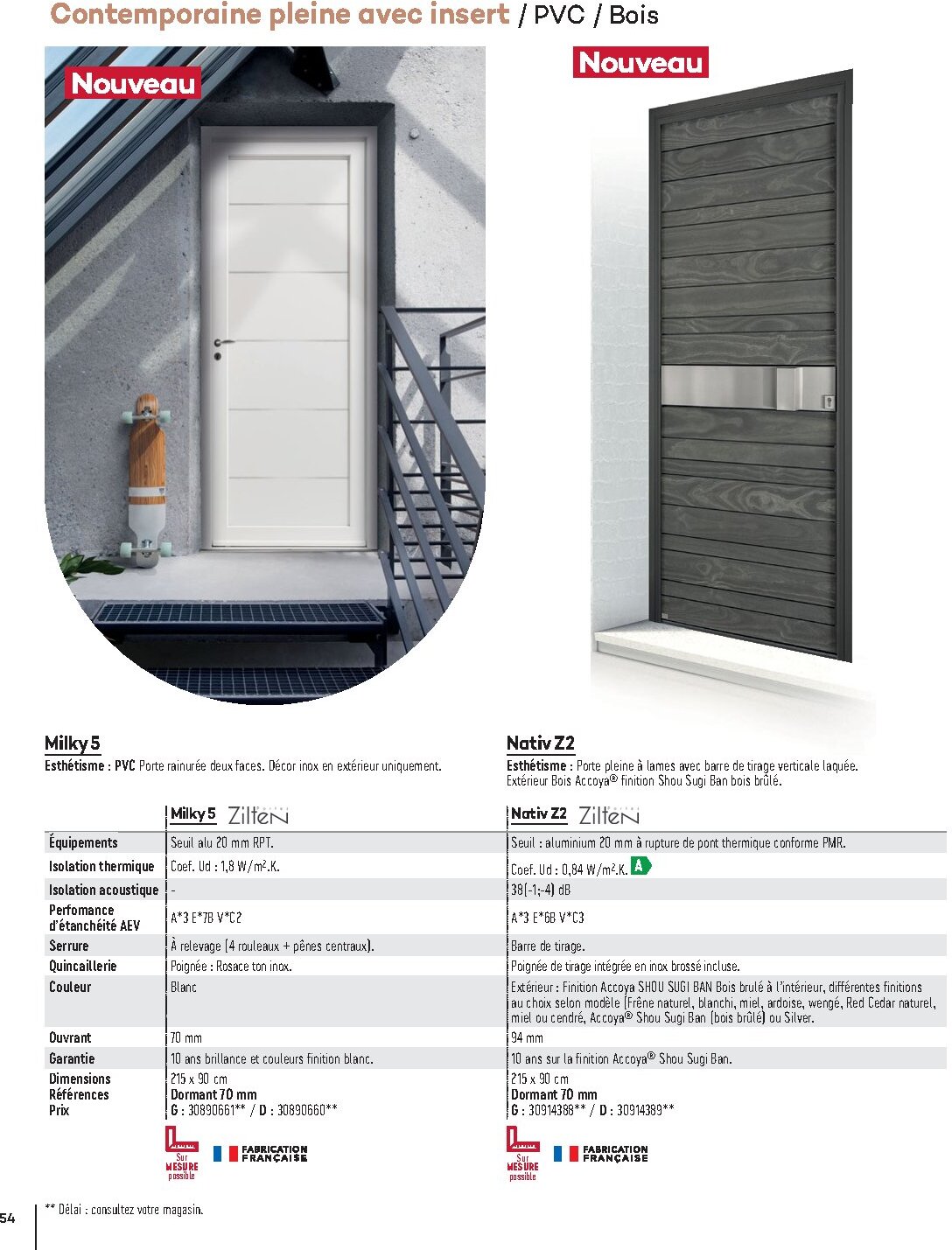 Catalogue Gedimat Menuiserie 2026 - Page 54