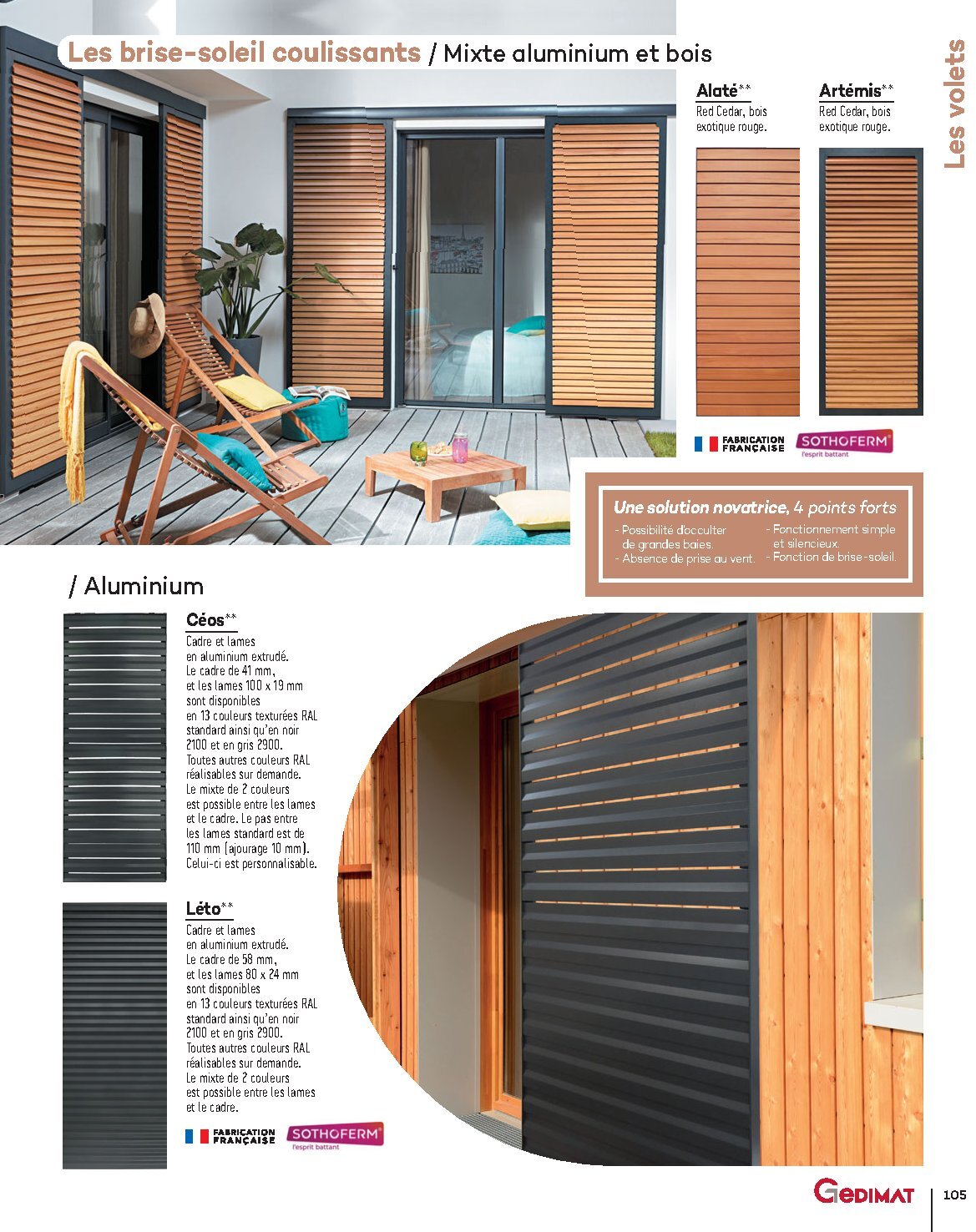Catalogue Gedimat Menuiserie 2026 - Page 105
