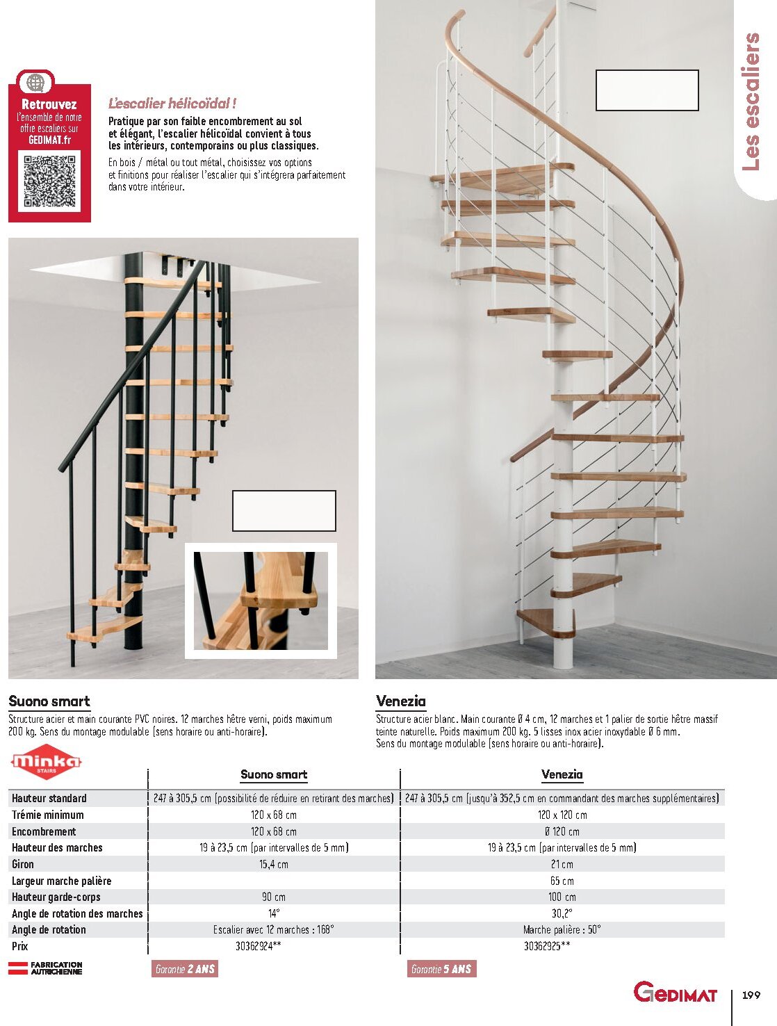 Catalogue Gedimat Menuiserie 2026 - Page 199