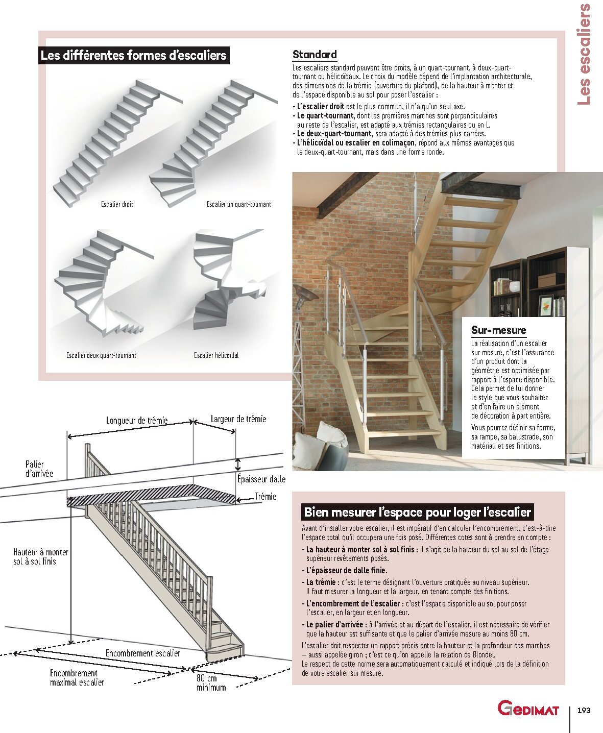Catalogue Gedimat Menuiserie 2026 - Page 193