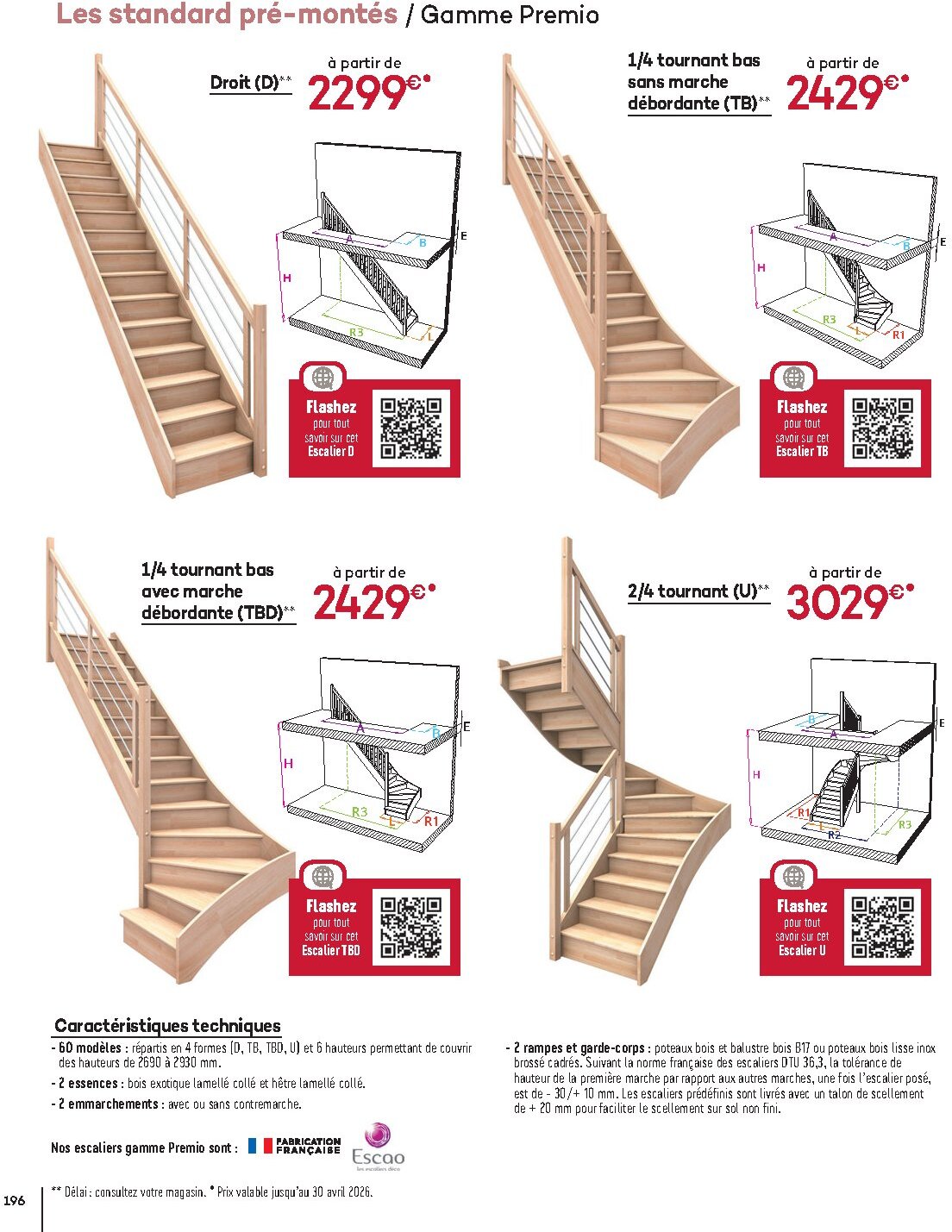 Catalogue Gedimat Menuiserie 2026 - Page 196