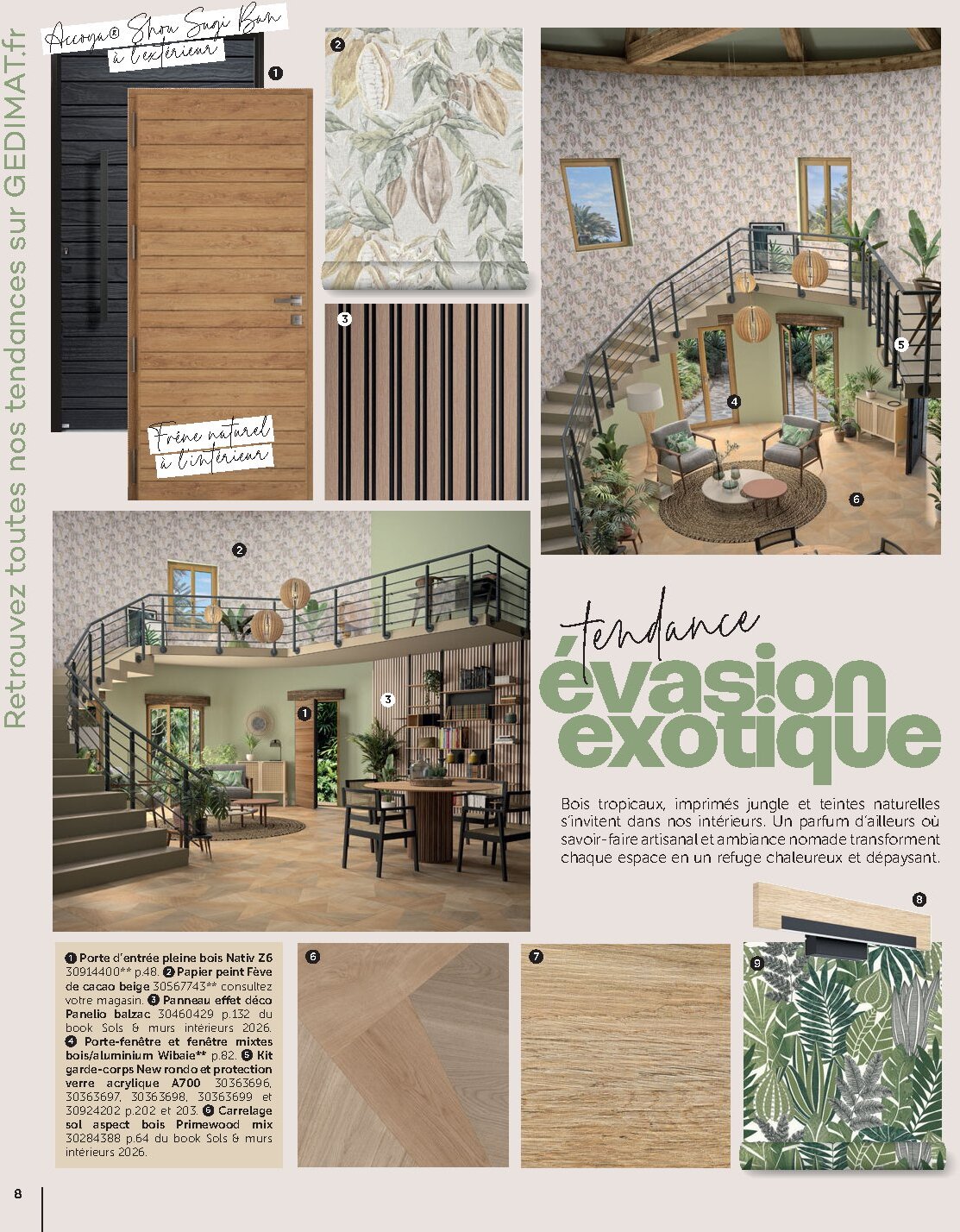 Catalogue Gedimat Menuiserie 2026 - Page 8