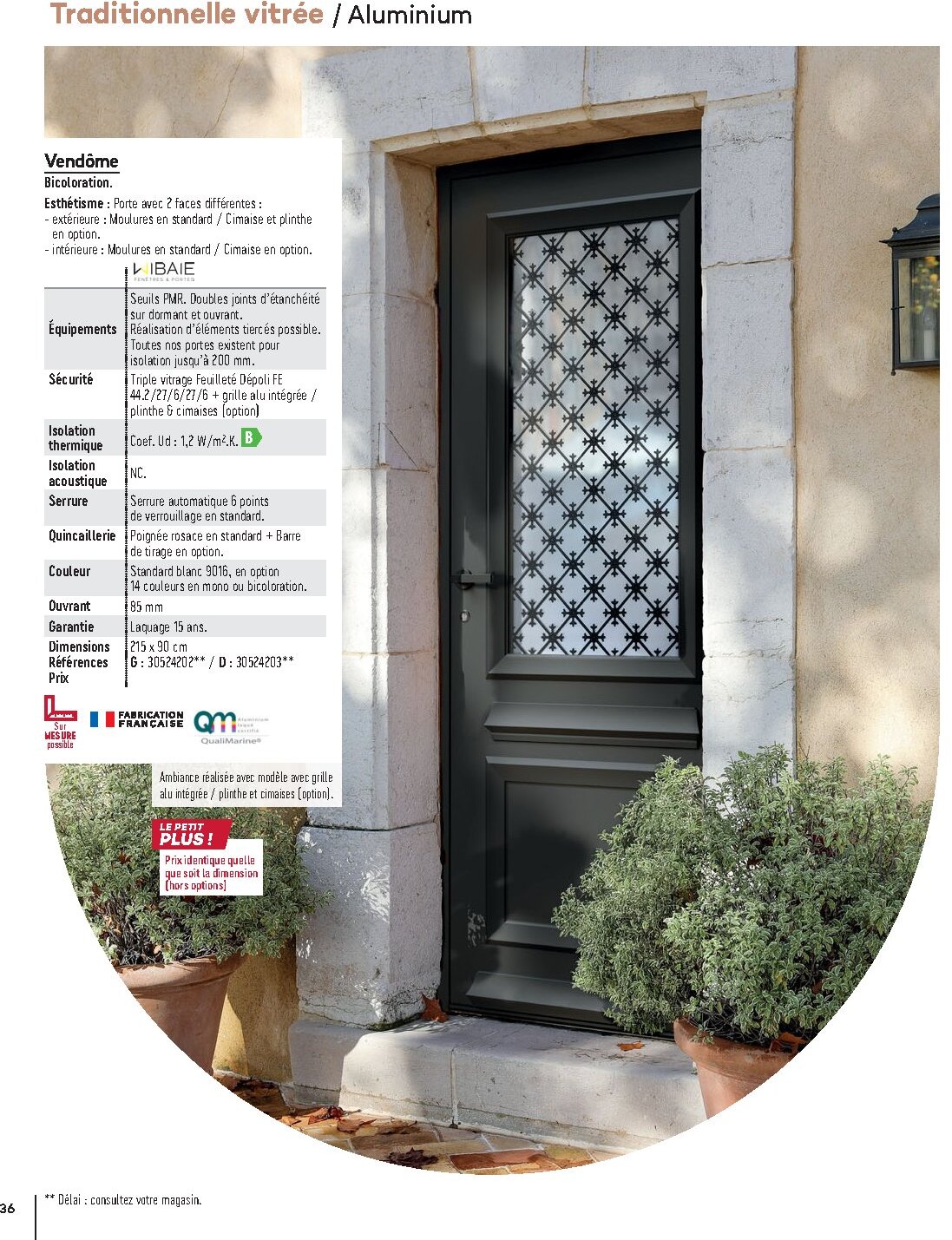 Catalogue Gedimat Menuiserie 2026 - Page 36