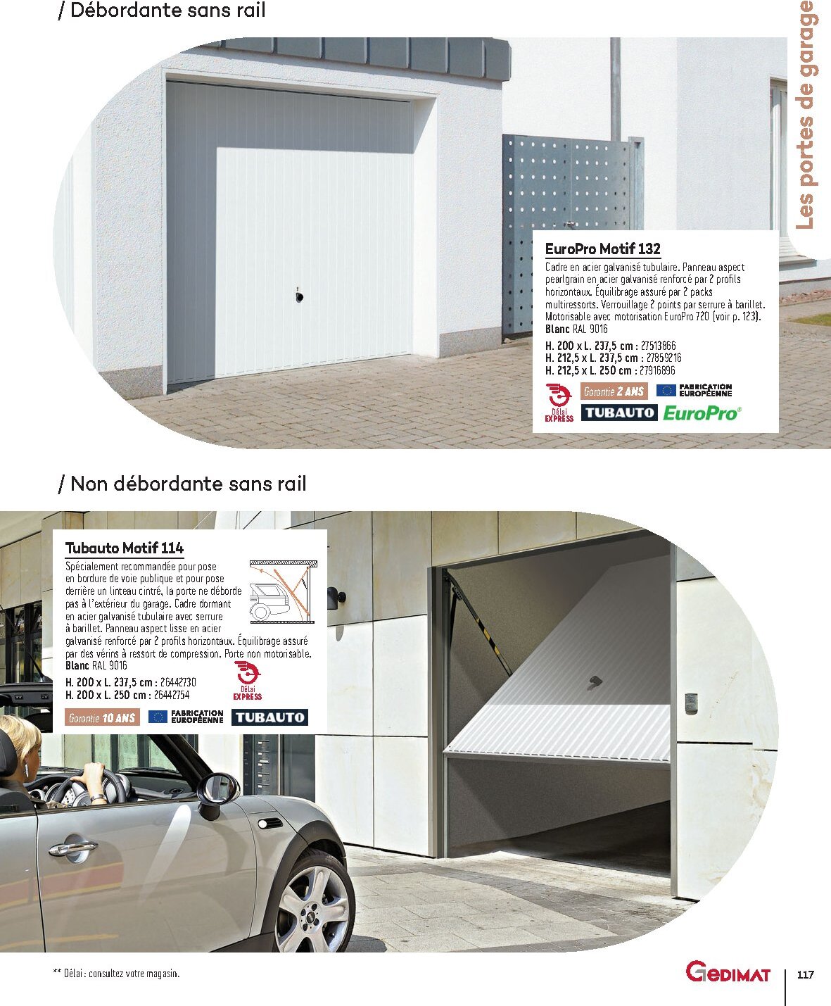 Catalogue Gedimat Menuiserie 2026 - Page 117