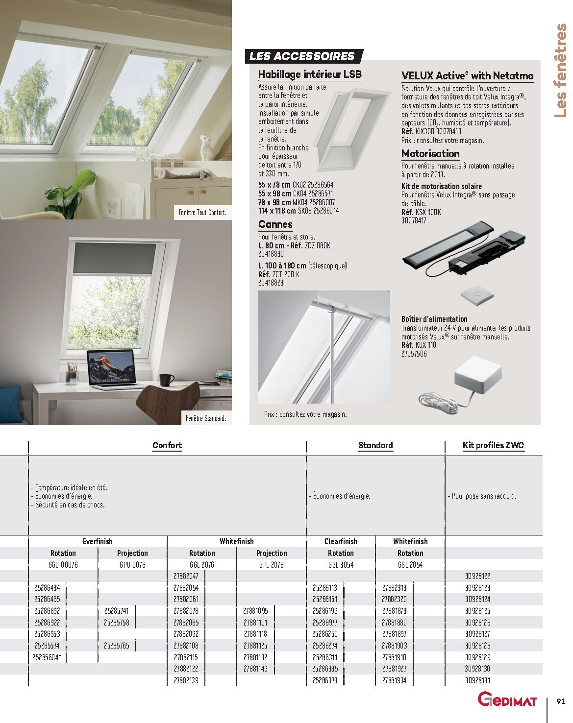 Catalogue Gedimat Menuiserie 2026 - Page 91