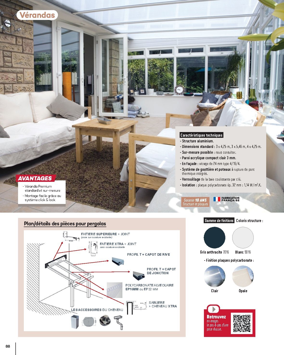 Catalogue Gedimat Menuiserie 2026 - Page 88