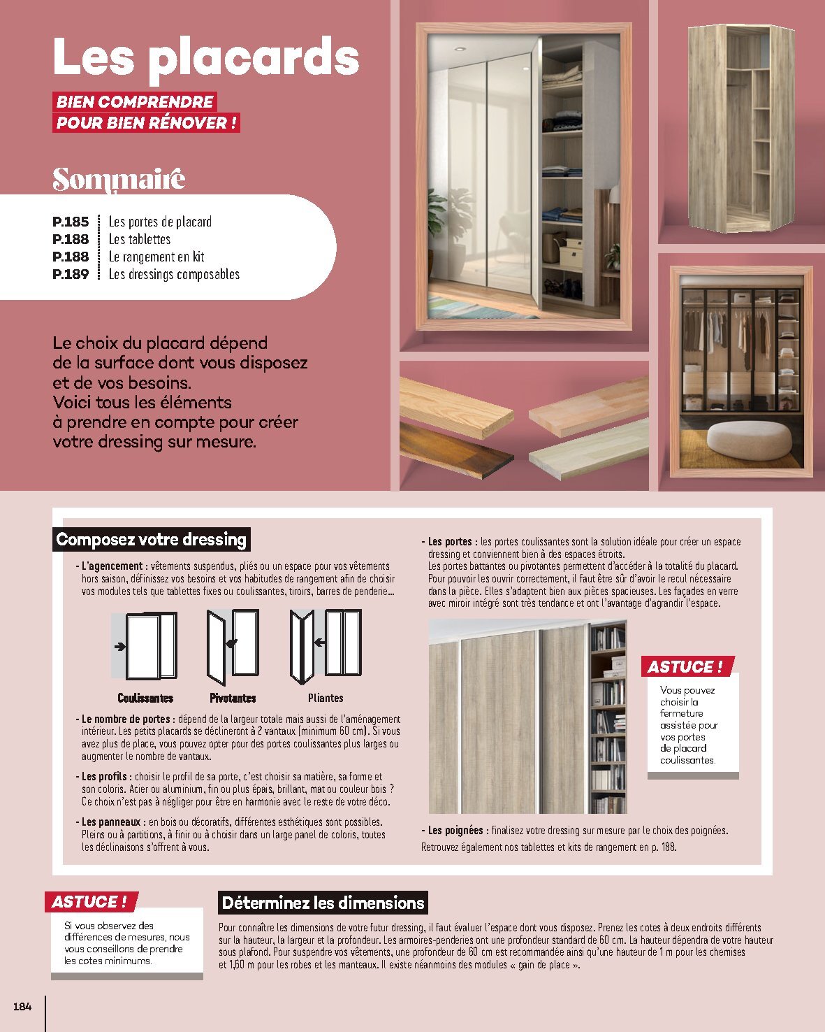 Catalogue Gedimat Menuiserie 2026 - Page 184