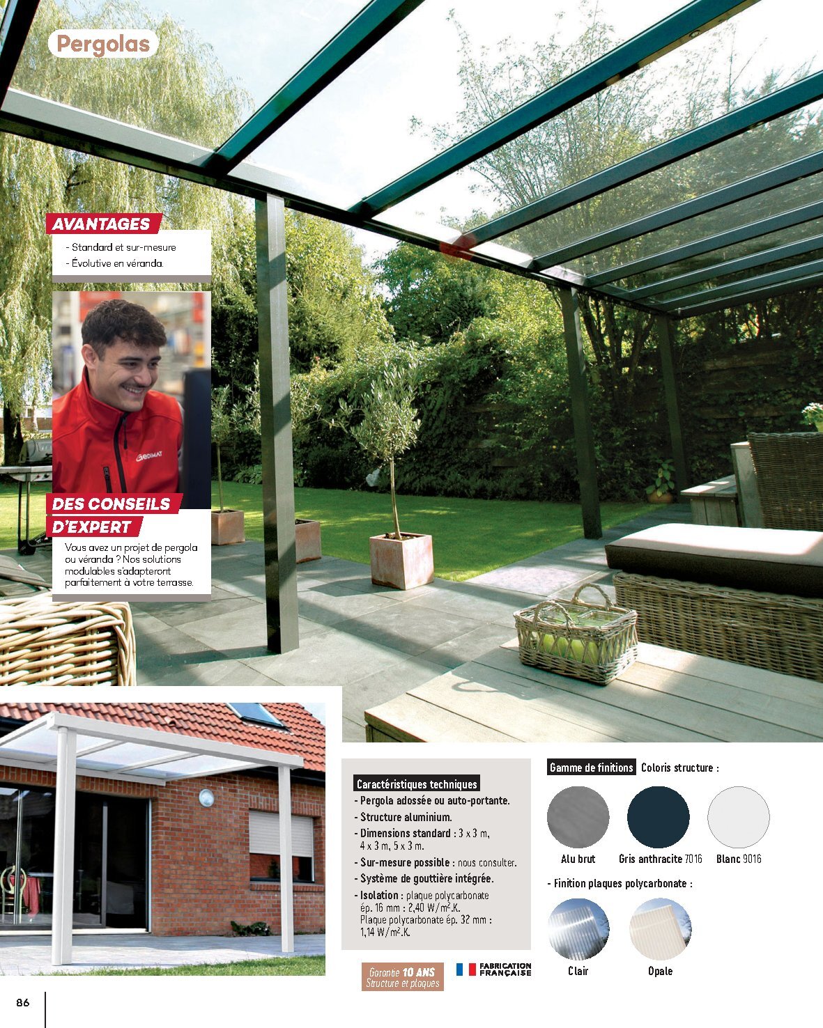 Catalogue Gedimat Menuiserie 2026 - Page 86
