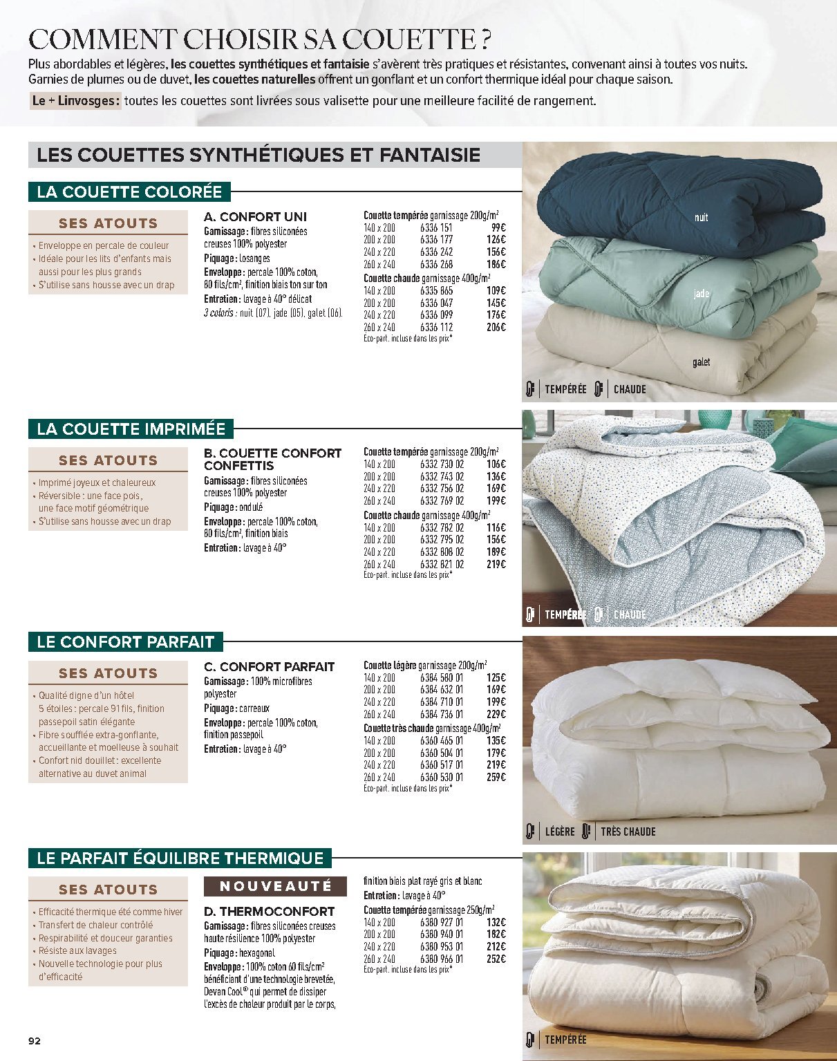 Catalogue Linvosges AH-2026 - Page 92