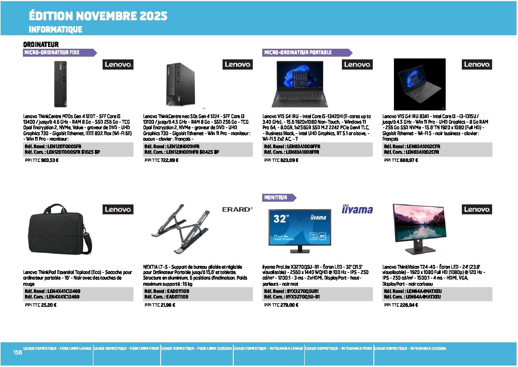 Equipement collectif et résidentiel électroménager multimédia - Page 156