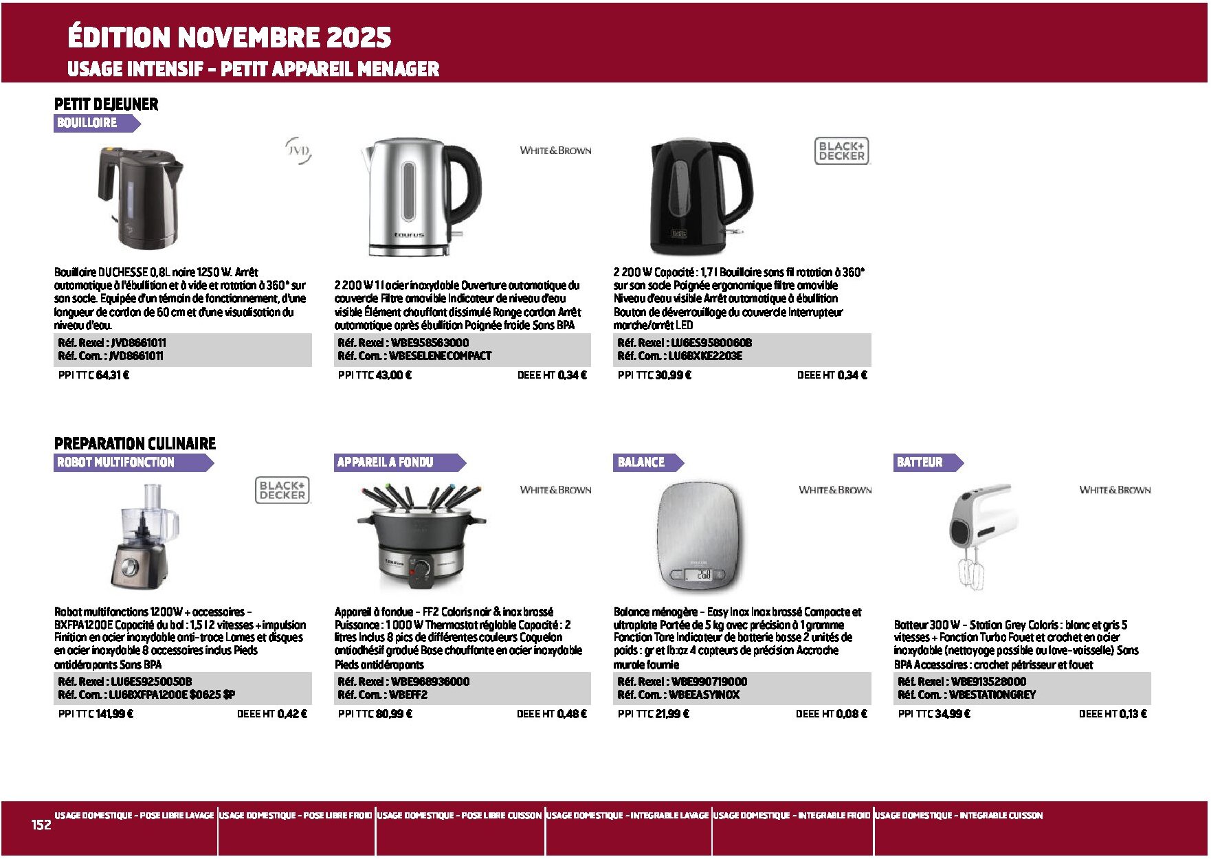 Equipement collectif et résidentiel électroménager multimédia - Page 152
