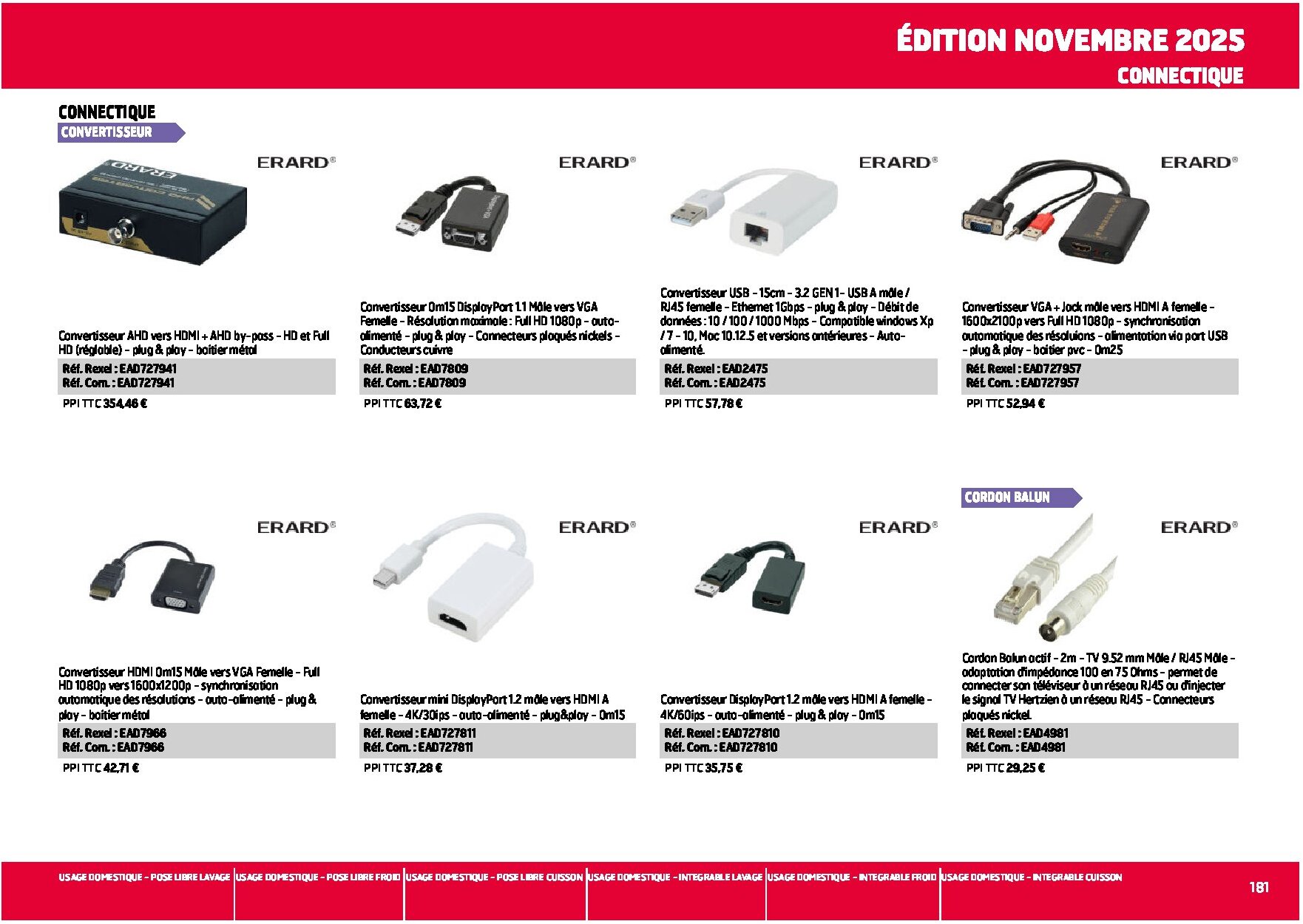Equipement collectif et résidentiel électroménager multimédia - Page 181