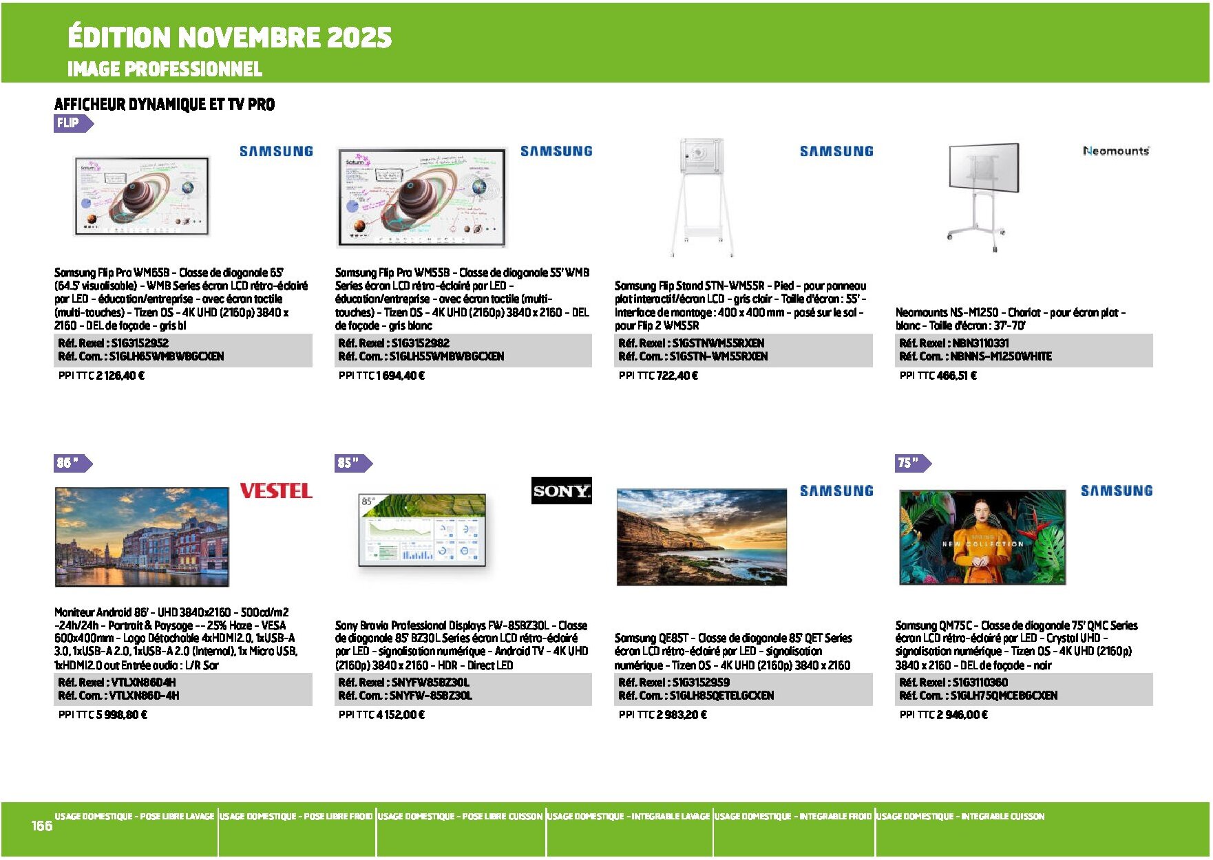 Equipement collectif et résidentiel électroménager multimédia - Page 166